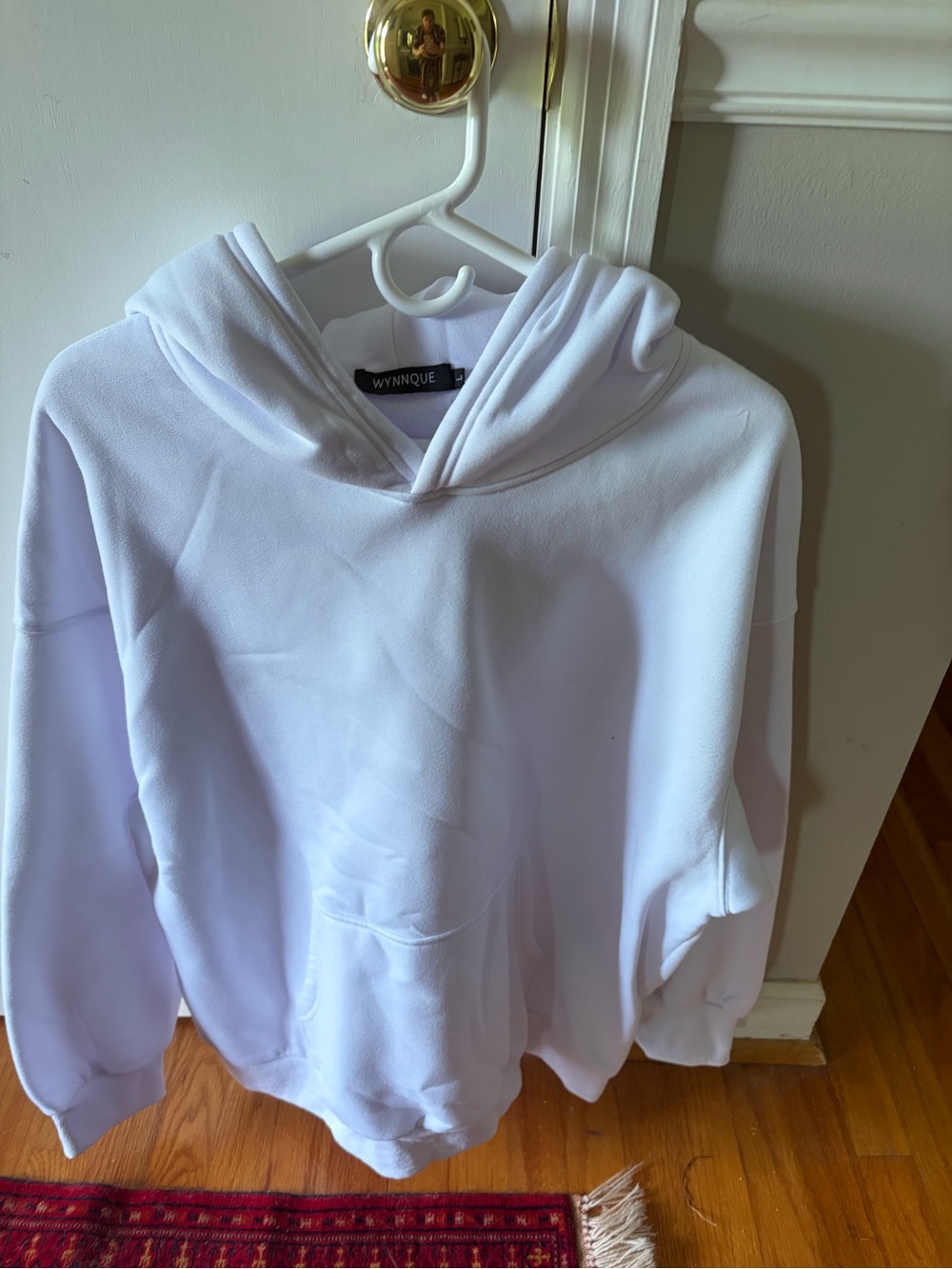 White Hooded Women's Sweatshirt